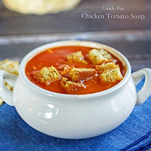 Slow Cooker Chicken Tomato Soup
