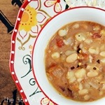 Beans and White Corn Soup Recipe