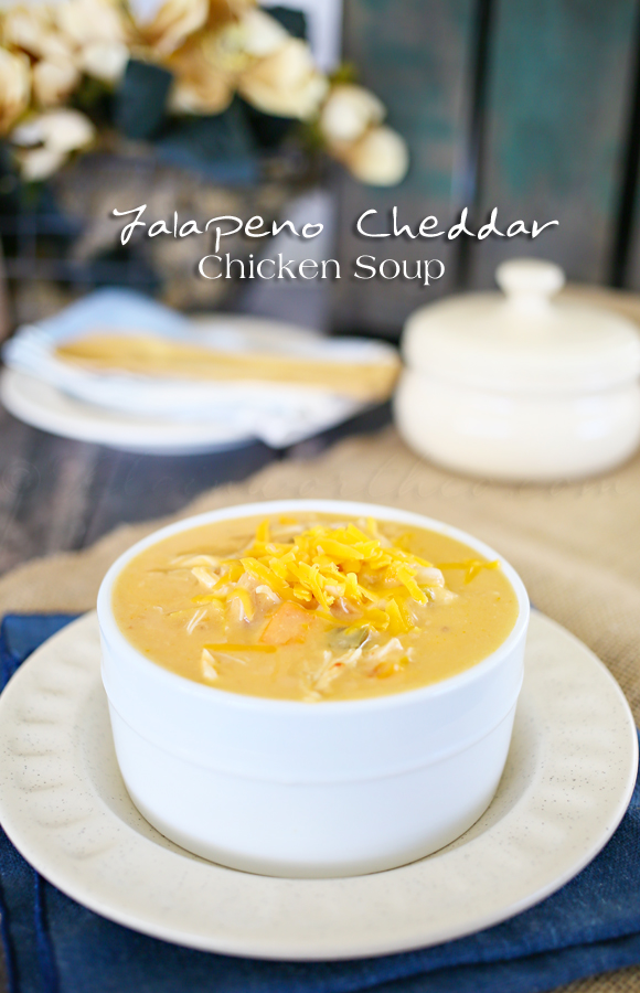 Jalapeno Cheddar Chicken Soup